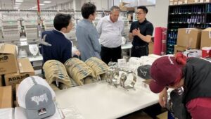 New C.C. Creations Production Facility In Bryan Hosts Tour Of Japanese Executives