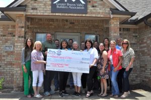 Brazos Valley Builders Care Donates $5,000 to Local Charities