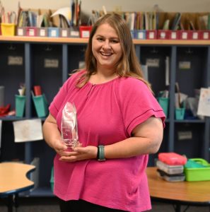 Blinn alumna-turned-instructor named Bryan ISD’s elementary school teacher of the year