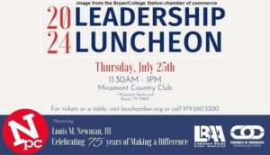 B/CS Chamber And Leadership Brazos Alumni Association To Honor Longtime Businessowner