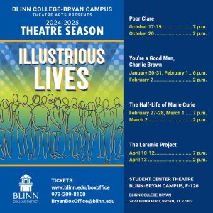 Blinn-Bryan Theatre Troupe celebrates ‘illustrious lives’ for its 2024-25 season