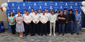 The Blinn College District recognizes 19 Paramedic Program graduates with pinning ceremony