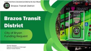 Brazos Transit District’s General Manager And The Bryan City Council Discusses Multiple Topics