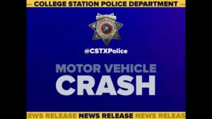 College Station Police Response To Three Weekend Crashes