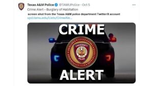 Texas A&M Police Looking For Someone Who Recorded Video Of A Student Taking A Shower