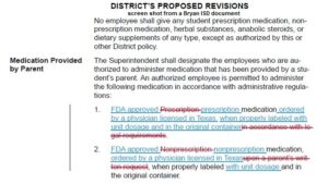 Doctors Note Now Required For Bryan ISD Nurses To Give Students Over The Counter Medicine