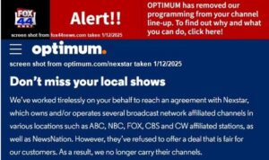 Optimum Cable Customers In Bryan/College Station Lose Channels Due To Rate Dispute