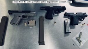 College Station Police Announces Two Sets Of Arrests On Weapons Charges