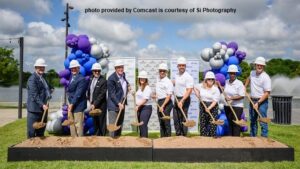 Groundbreaking Of Multimillion Dollar Comcast Fiber Project In Bryan/College Station