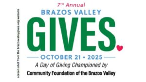 Brazos Valley Non-Profits Invited To Register For This Year’s Brazos Valley Gives Fundraising Event