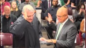Kyle Kacal Sworn In As Acting Brazos County Judge