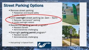 College Station City Council Decides To Do A Survey About Adding Parking Restrictions Near The Texas A&M Campus