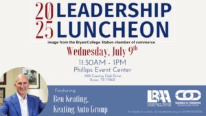 B/CS Chamber Of Commerce Hosts Its Annual Leadership Luncheon