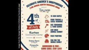 Preview Of 22nd Kurten Fireworks Show And Fundraiser