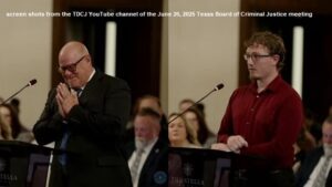 Parolee From Caldwell Shares His Story At The June State Prison Board Meeting In Bryan